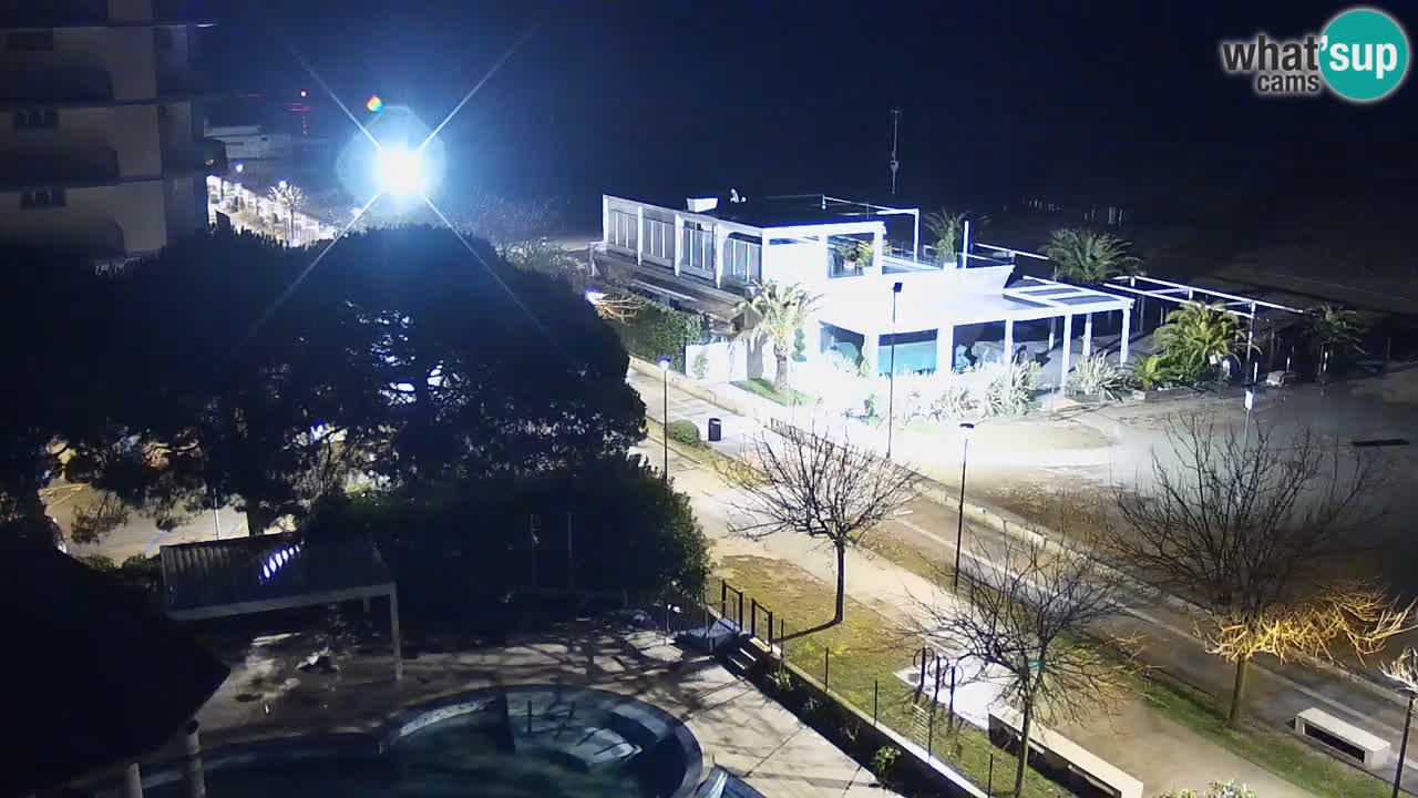 Webcam en direct plage de Bibione – vue depuis Ashanti ApartHotel