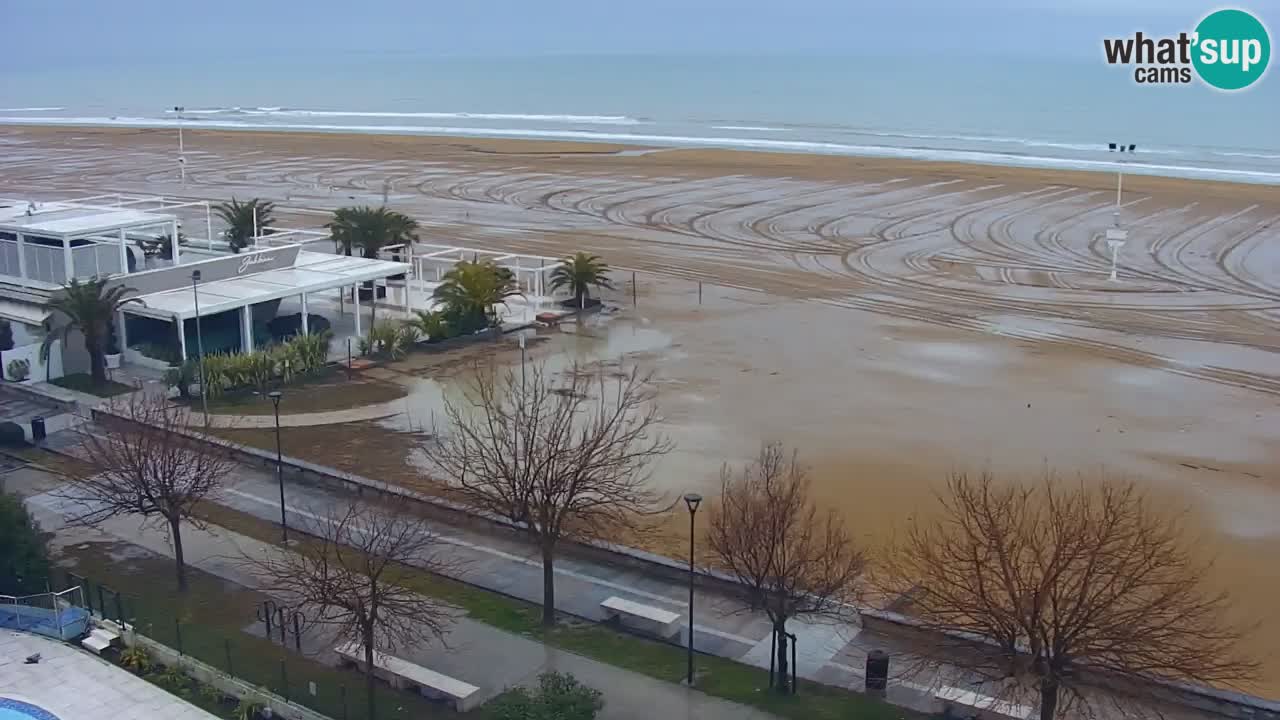 Webcam en vivo playa Bibione – vista desde Ashanti ApartHotel