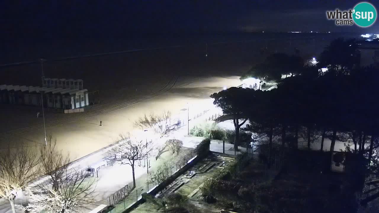 Webcam en direct plage de Bibione – vue depuis Ashanti ApartHotel