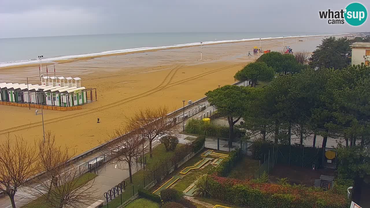 Web kamera Bibione plaža – pogled sa Ashanti ApartHotela