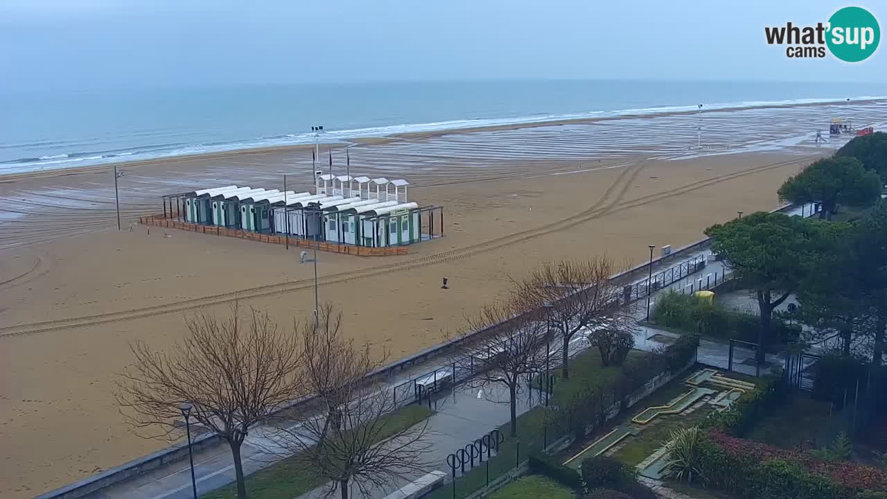 Webcam en vivo playa Bibione – vista desde Ashanti ApartHotel
