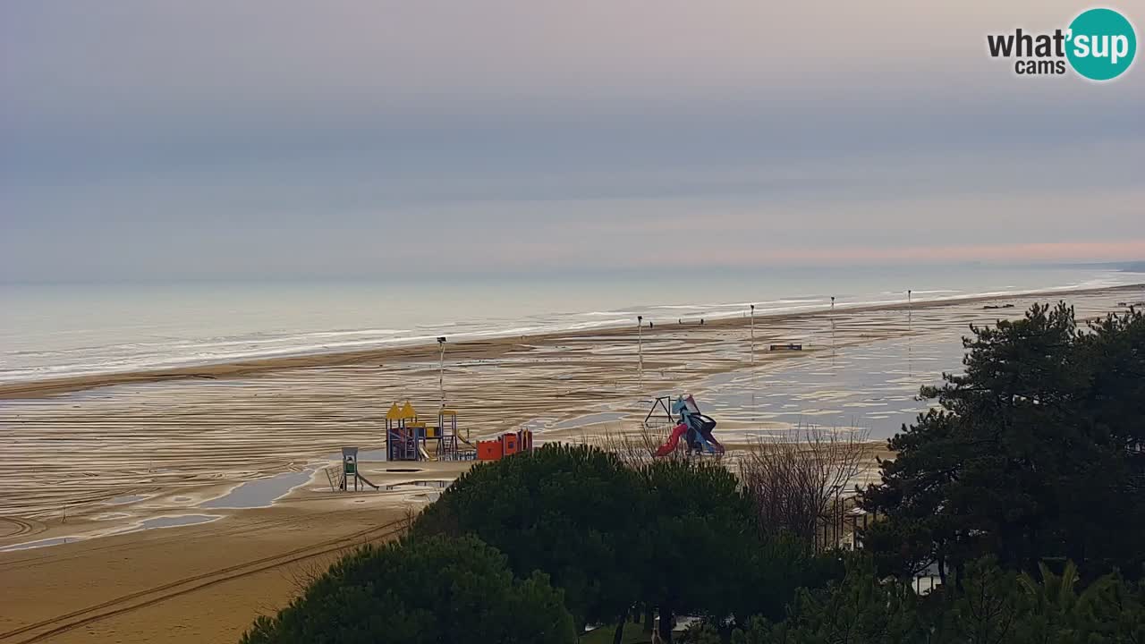 Webcam en direct plage de Bibione – vue depuis Ashanti ApartHotel