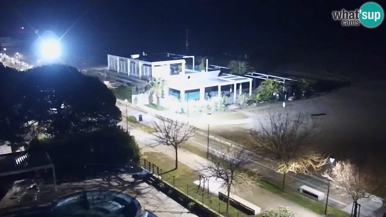 Web kamera Bibione plaža – pogled sa Ashanti ApartHotela