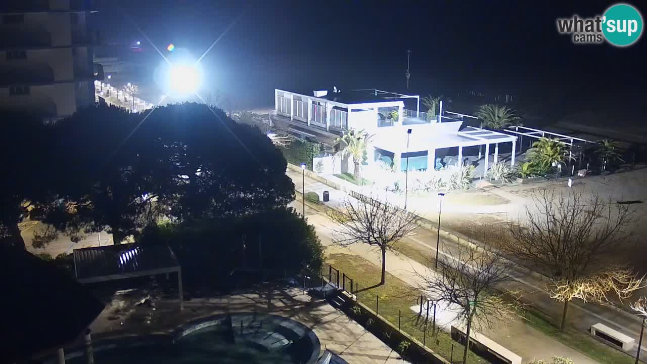 Webcam en vivo playa Bibione – vista desde Ashanti ApartHotel