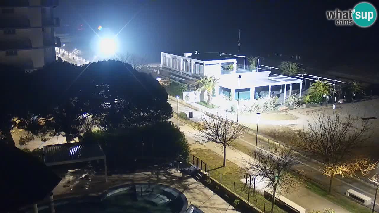 Webcam en vivo playa Bibione – vista desde Ashanti ApartHotel