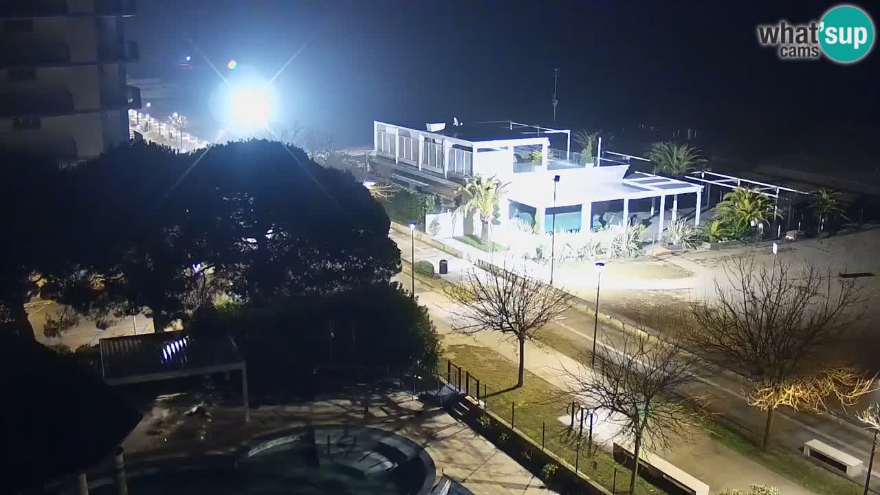 Webcam en direct plage de Bibione – vue depuis Ashanti ApartHotel