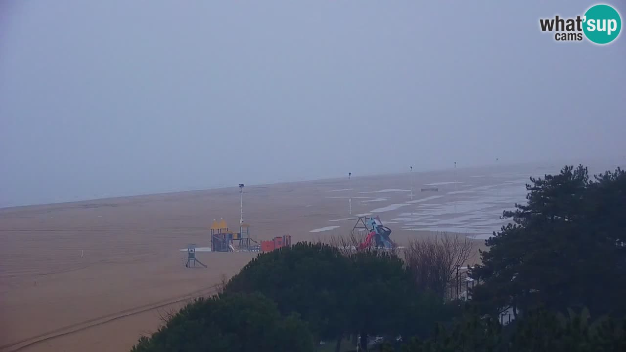 Web kamera Bibione plaža – pogled sa Ashanti ApartHotela