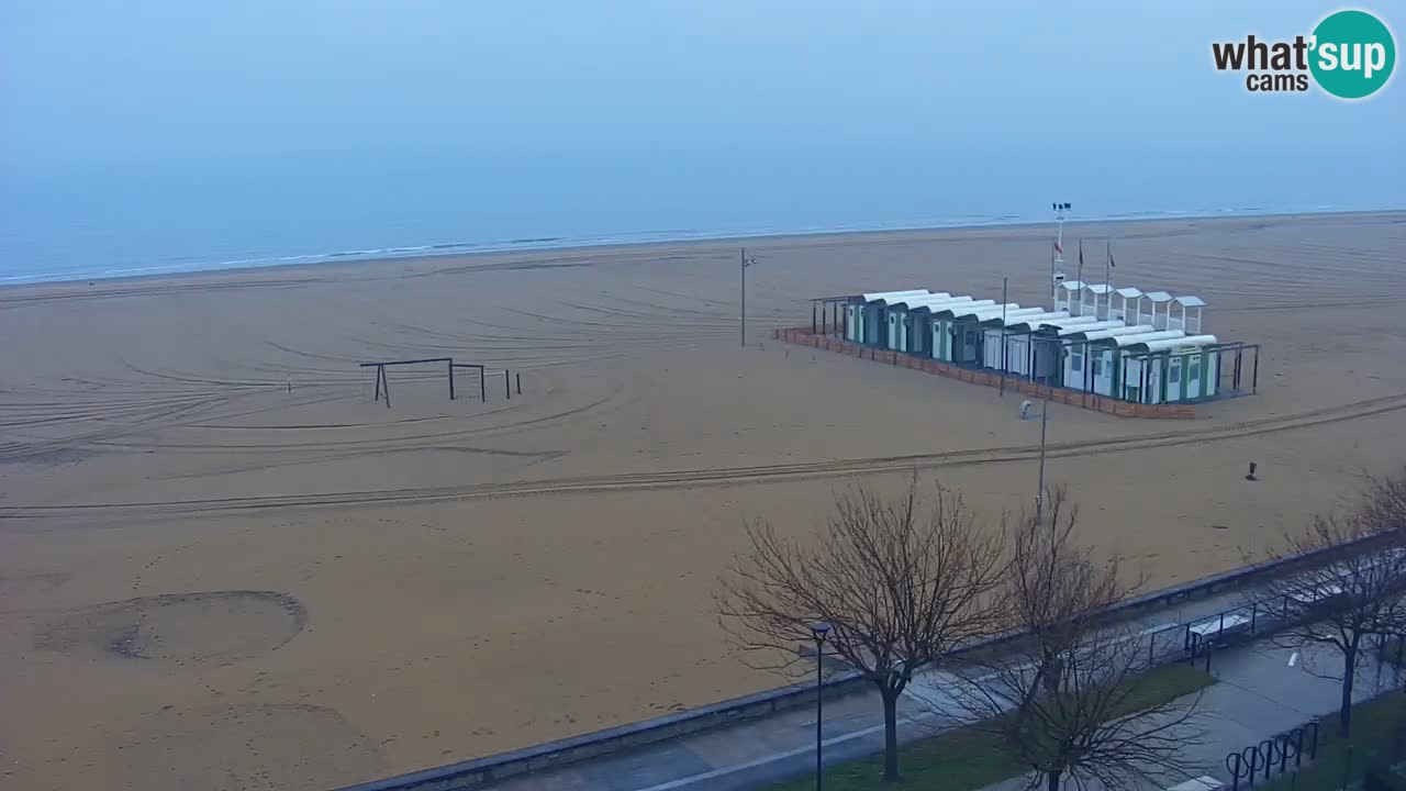 Spletna kamera Bibione plaža – pogled iz Ashanti ApartHotela