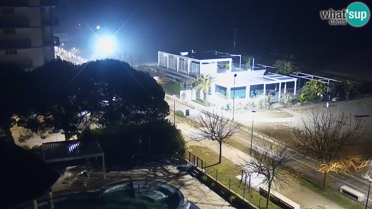 Webcam en direct plage de Bibione – vue depuis Ashanti ApartHotel