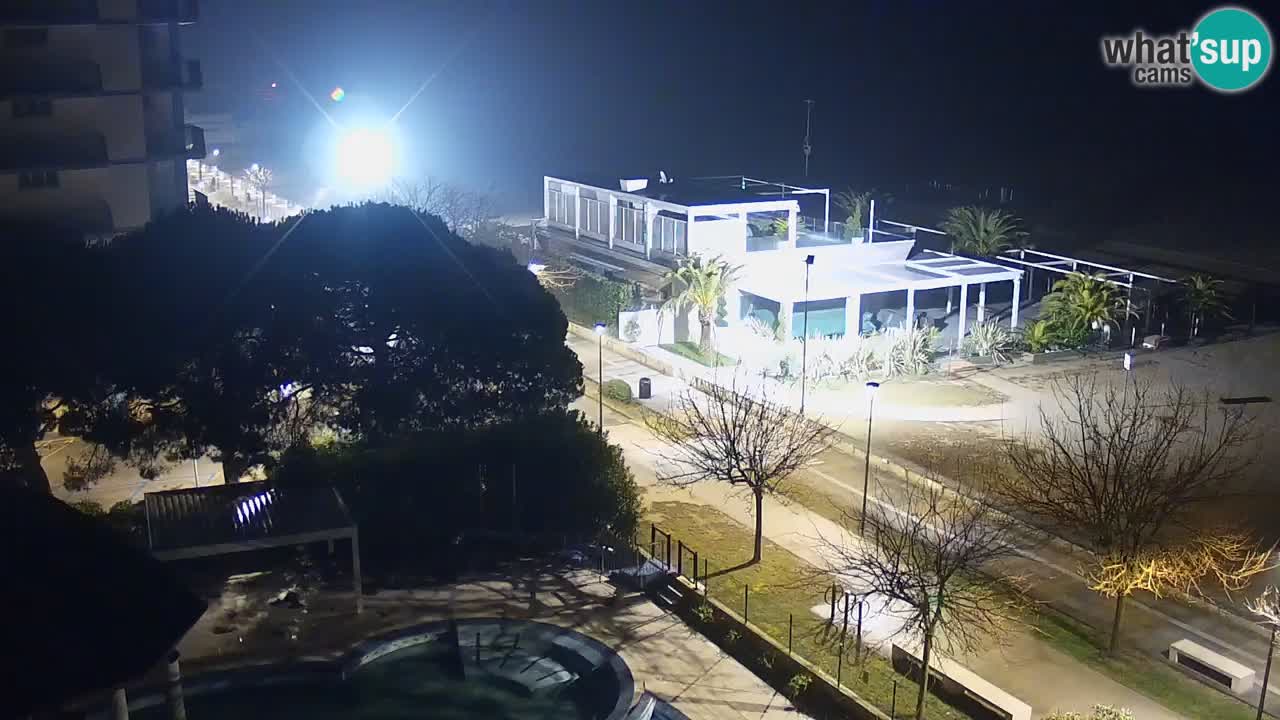 Webcam en direct plage de Bibione – vue depuis Ashanti ApartHotel