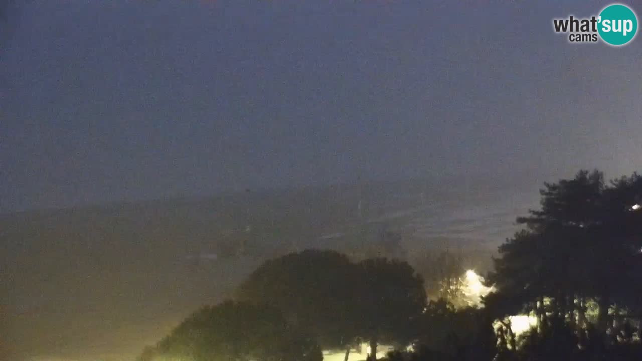 Spletna kamera Bibione plaža – pogled iz Ashanti ApartHotela