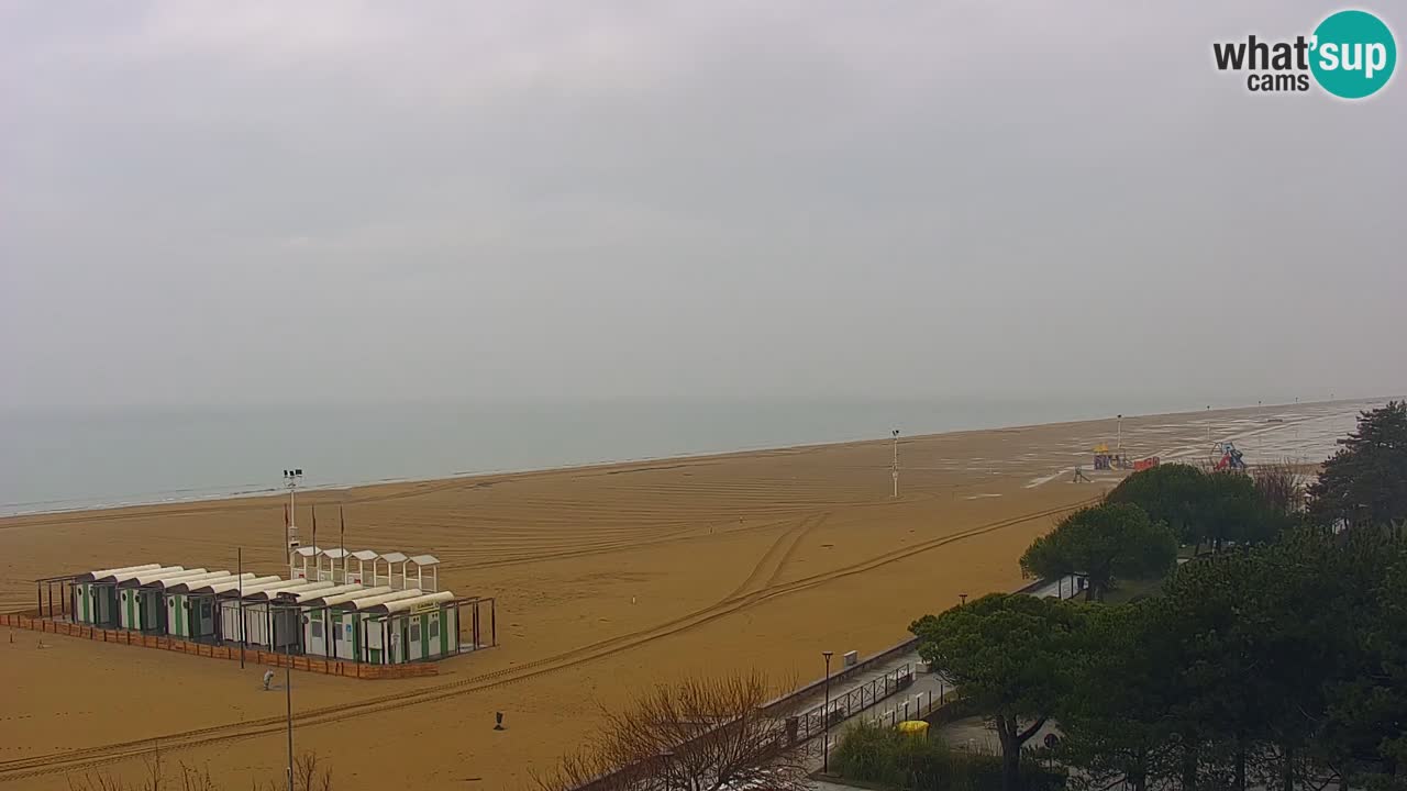 Webcam en direct plage de Bibione – vue depuis Ashanti ApartHotel
