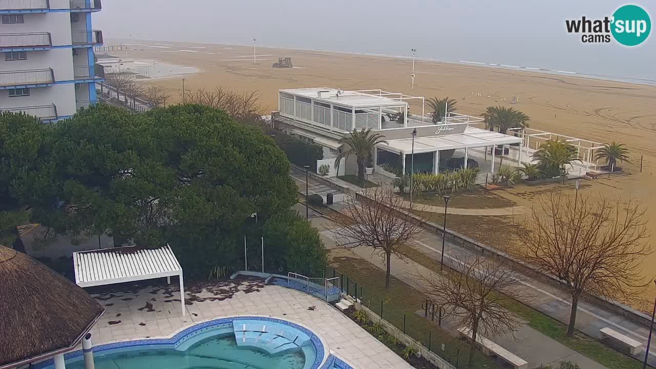 Web kamera Bibione plaža – pogled sa Ashanti ApartHotela