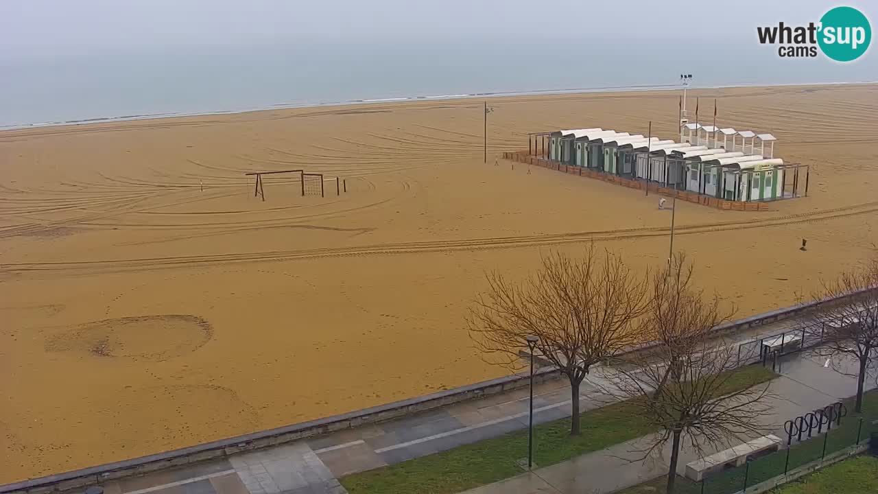 Spletna kamera Bibione plaža – pogled iz Ashanti ApartHotela
