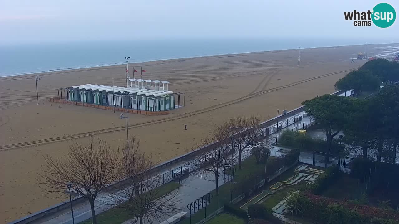 Webcam en direct plage de Bibione – vue depuis Ashanti ApartHotel