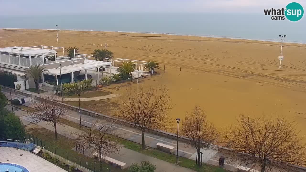 Webcam en vivo playa Bibione – vista desde Ashanti ApartHotel