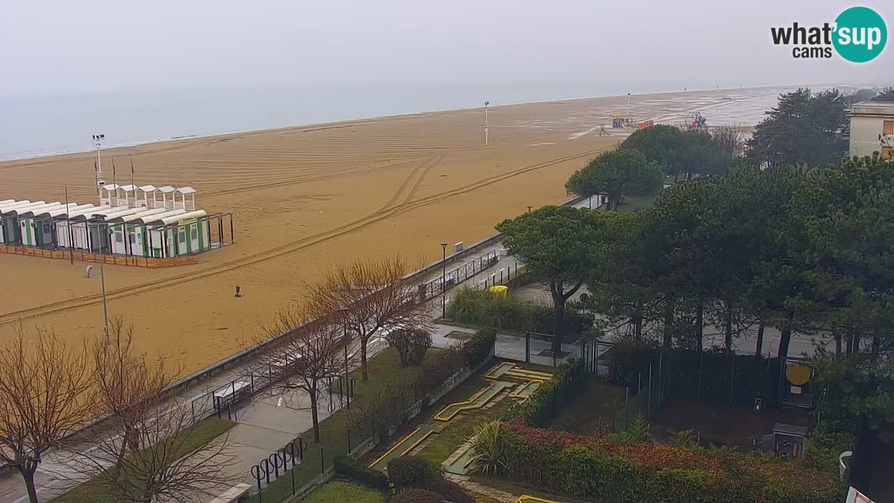 Webcam en direct plage de Bibione – vue depuis Ashanti ApartHotel