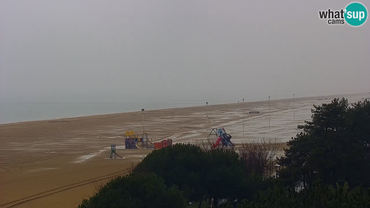 Webcam en vivo playa Bibione – vista desde Ashanti ApartHotel