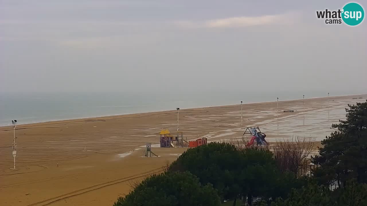 Web kamera Bibione plaža – pogled sa Ashanti ApartHotela