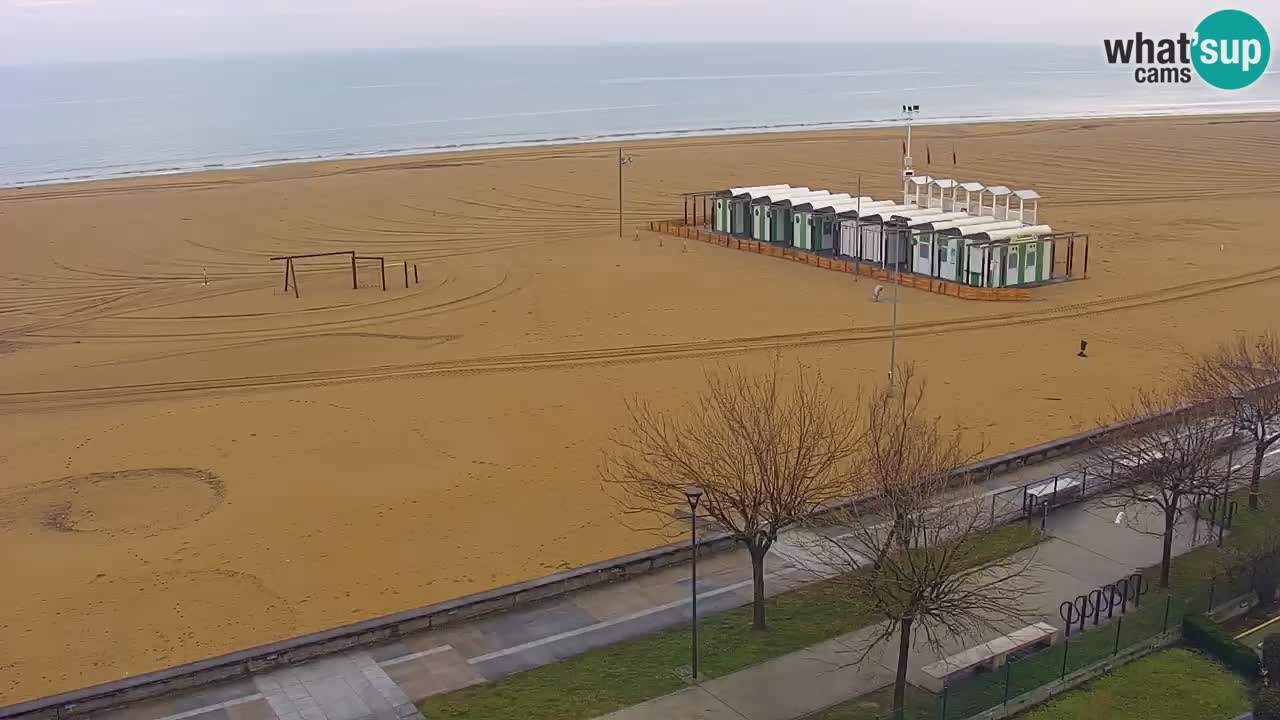 Webcam en direct plage de Bibione – vue depuis Ashanti ApartHotel