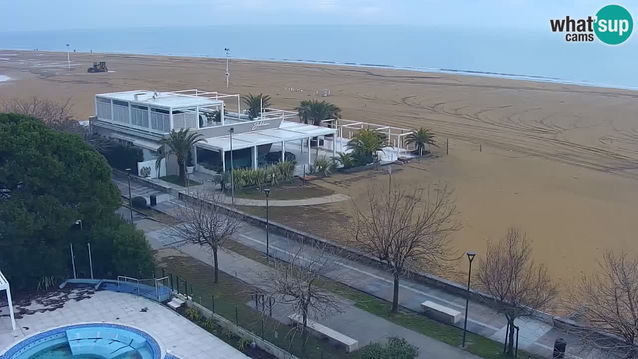 Webcam en vivo playa Bibione – vista desde Ashanti ApartHotel