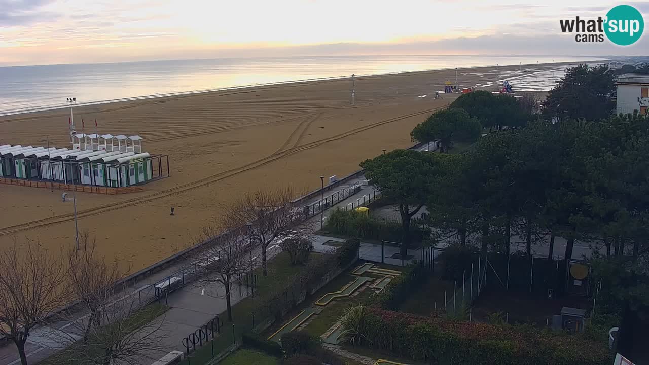 Web kamera Bibione plaža – pogled sa Ashanti ApartHotela