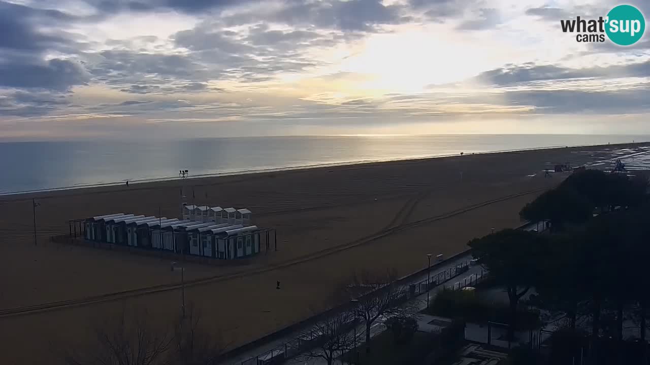 Webcam en direct plage de Bibione – vue depuis Ashanti ApartHotel