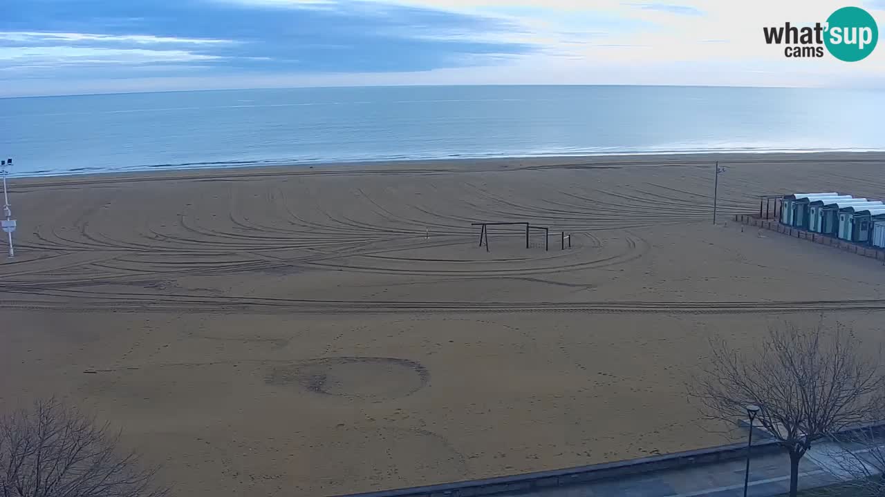 Spletna kamera Bibione plaža – pogled iz Ashanti ApartHotela