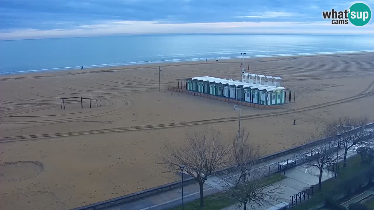 Spletna kamera Bibione plaža – pogled iz Ashanti ApartHotela