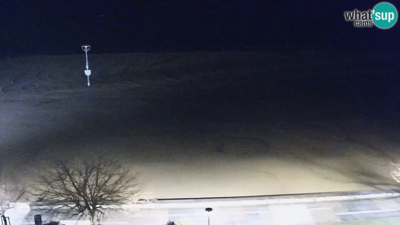 Web kamera Bibione plaža – pogled sa Ashanti ApartHotela