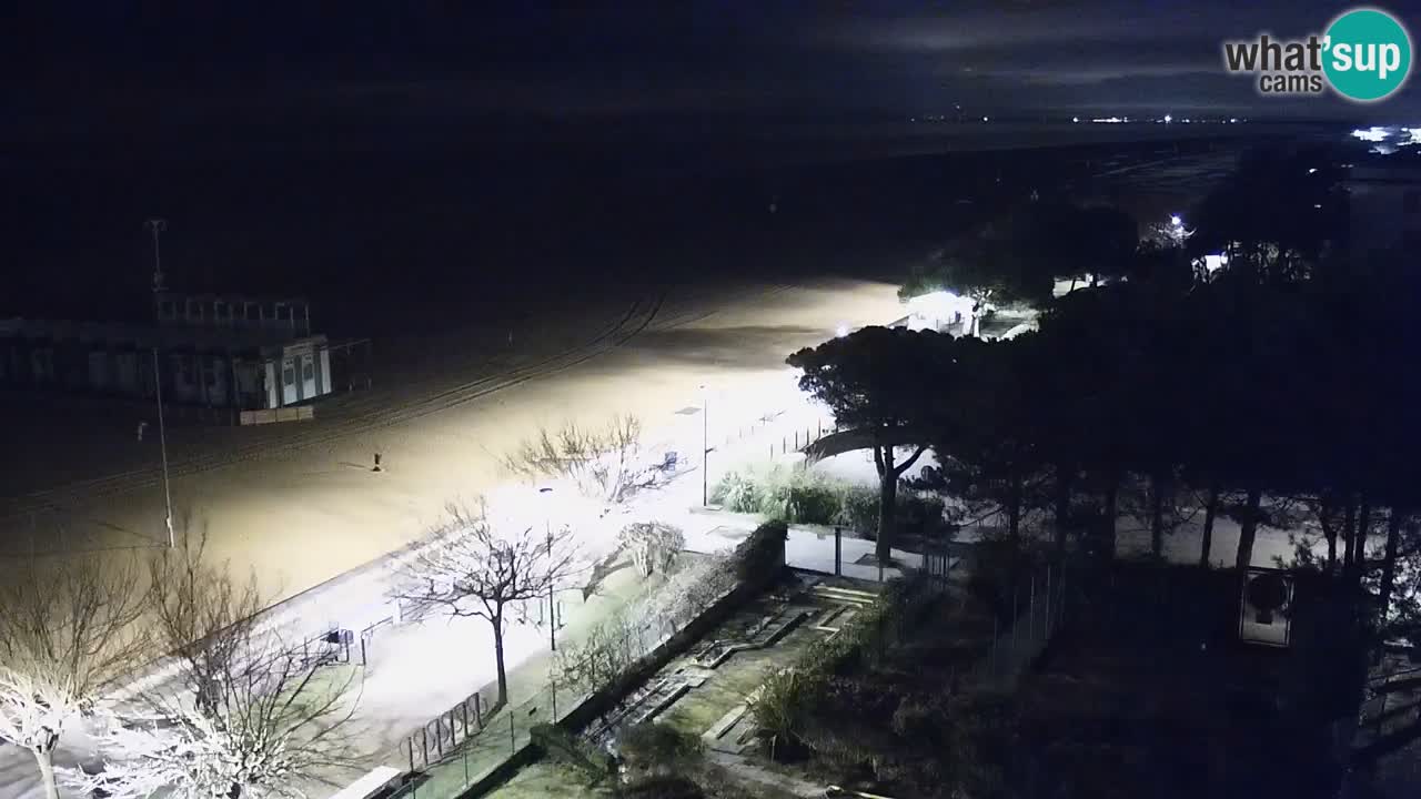 Webcam en vivo playa Bibione – vista desde Ashanti ApartHotel