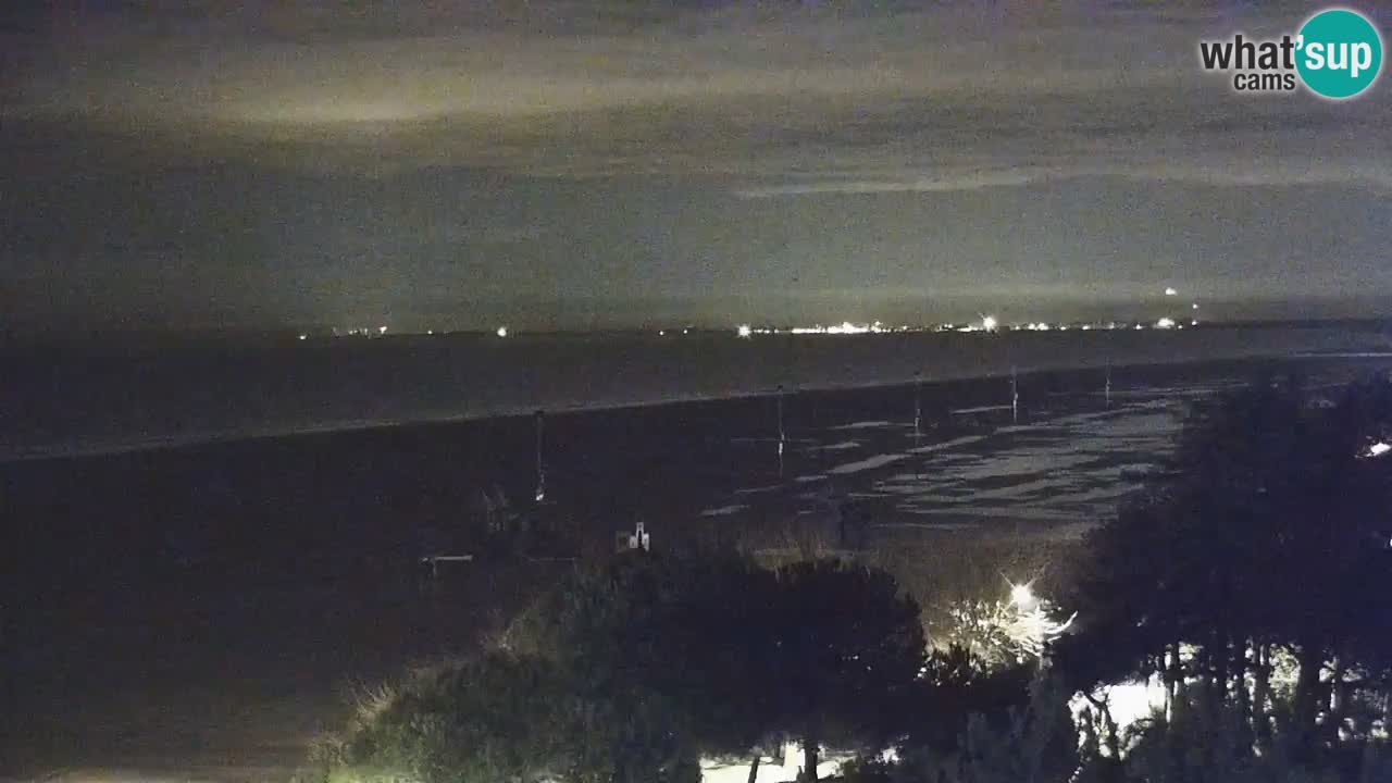 Webcam en direct plage de Bibione – vue depuis Ashanti ApartHotel