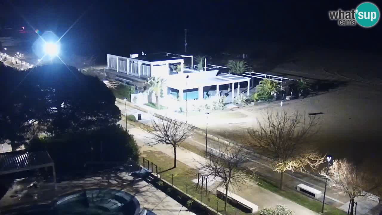 Web kamera Bibione plaža – pogled sa Ashanti ApartHotela