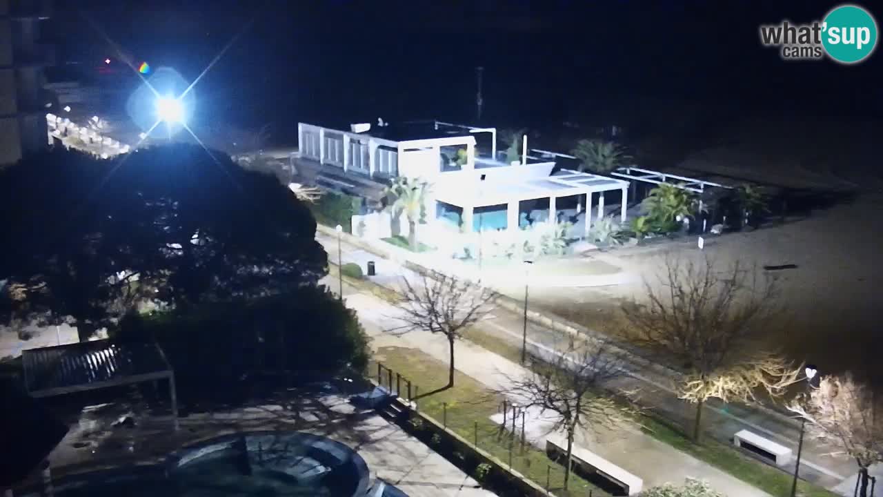 Webcam en vivo playa Bibione – vista desde Ashanti ApartHotel