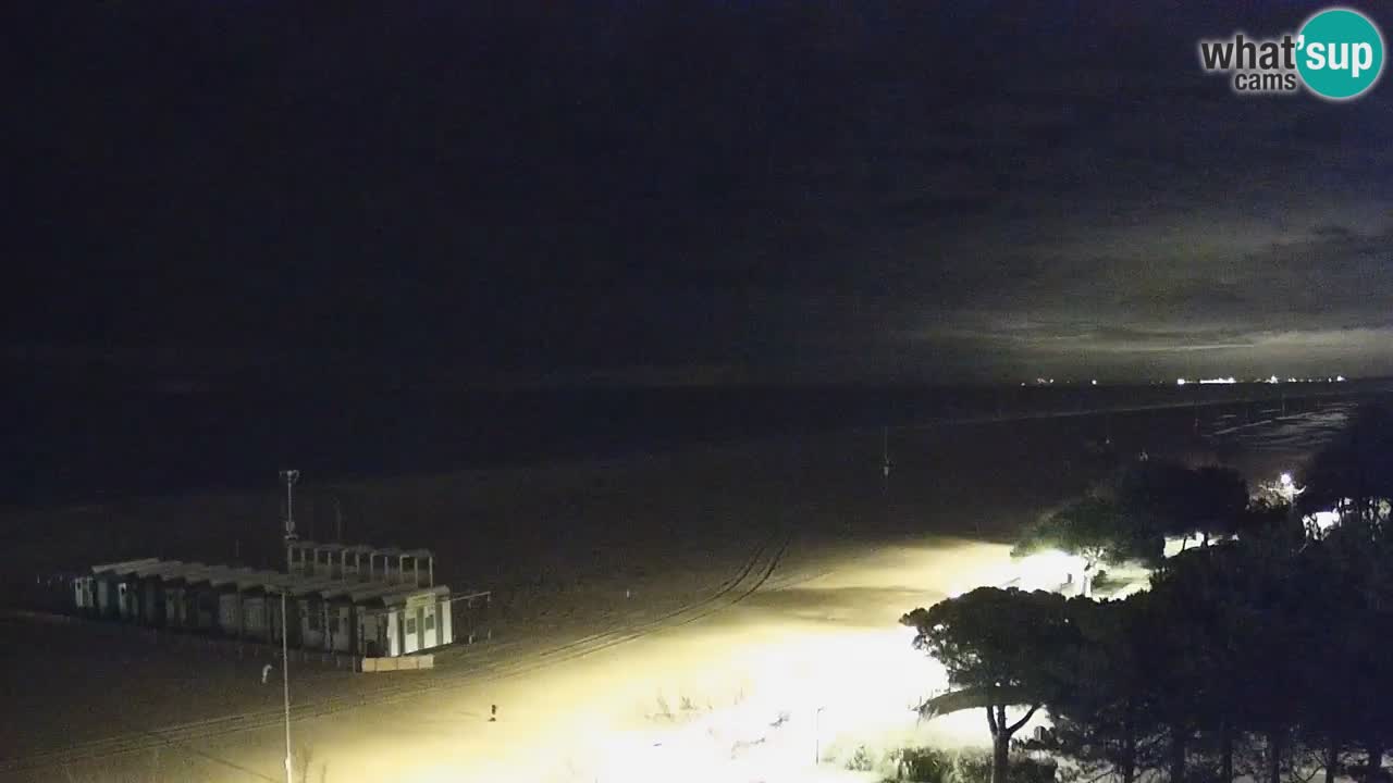 Webcam en direct plage de Bibione – vue depuis Ashanti ApartHotel