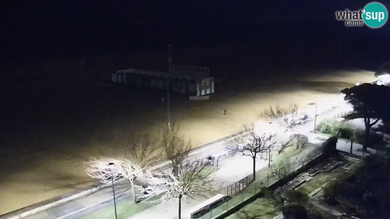 Web kamera Bibione plaža – pogled sa Ashanti ApartHotela