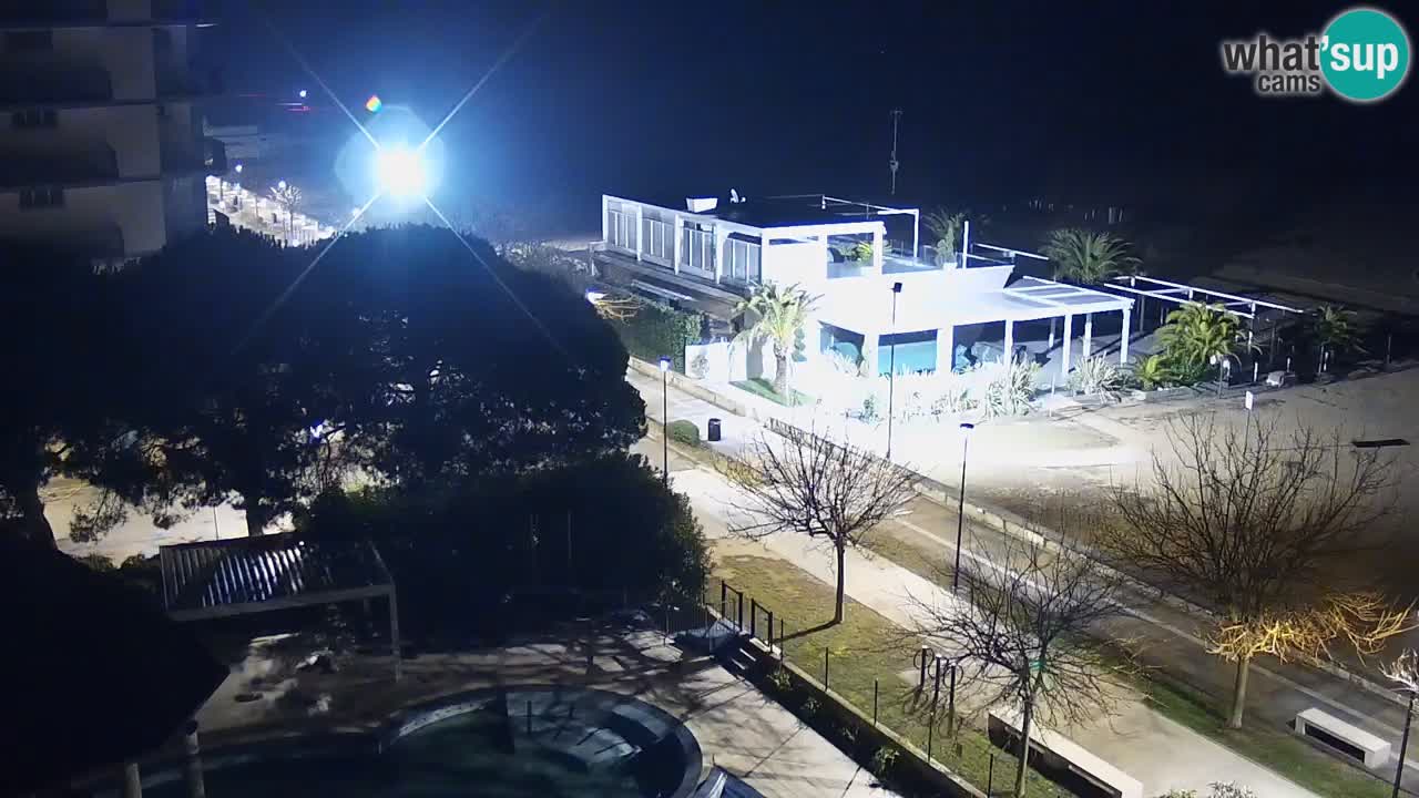 Webcam en direct plage de Bibione – vue depuis Ashanti ApartHotel