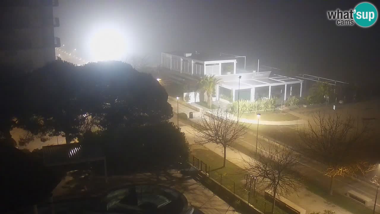 Webcam en direct plage de Bibione – vue depuis Ashanti ApartHotel