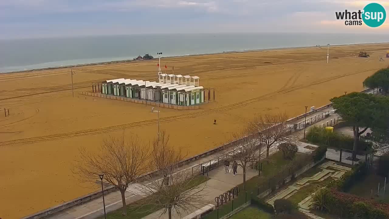 Webcam en direct plage de Bibione – vue depuis Ashanti ApartHotel