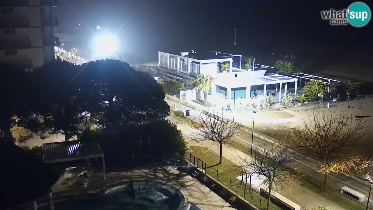 Webcam en vivo playa Bibione – vista desde Ashanti ApartHotel