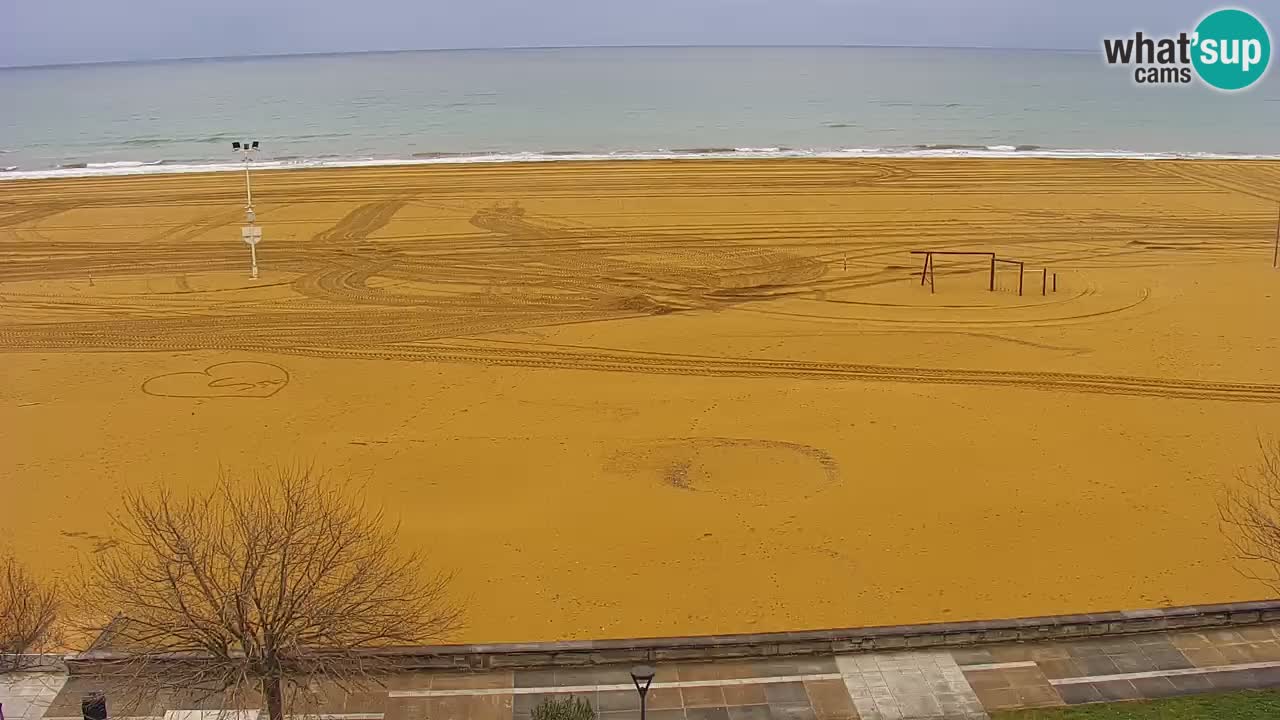Web kamera Bibione plaža – pogled sa Ashanti ApartHotela