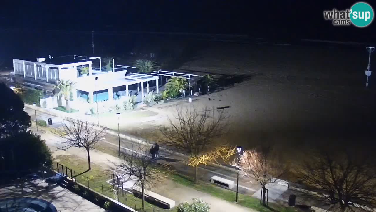 Webcam en direct plage de Bibione – vue depuis Ashanti ApartHotel