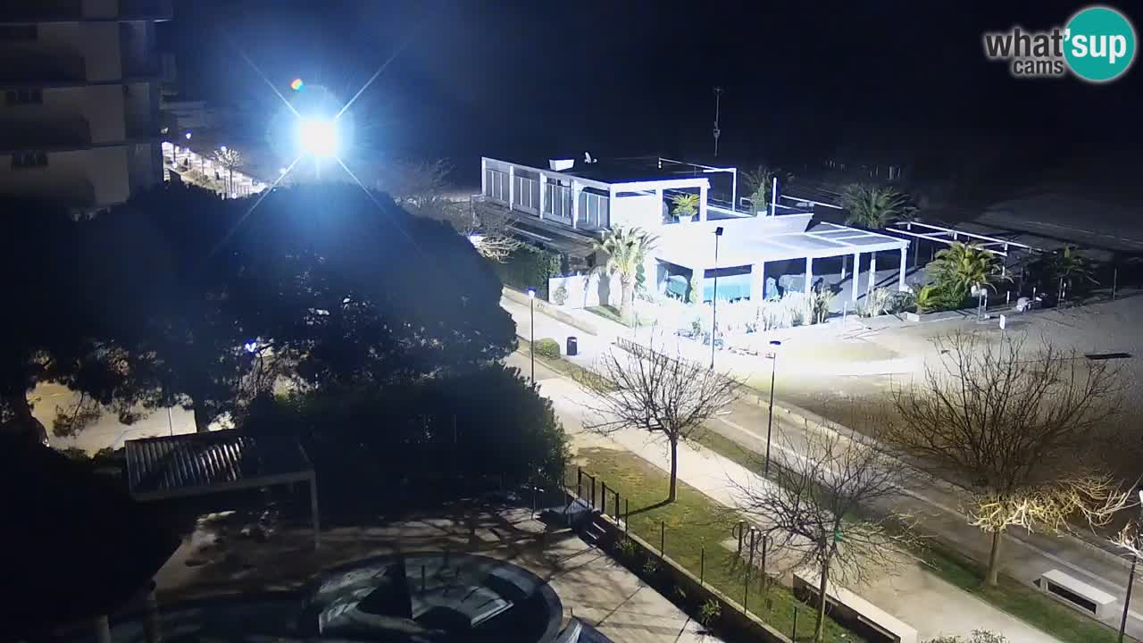 Webcam en direct plage de Bibione – vue depuis Ashanti ApartHotel