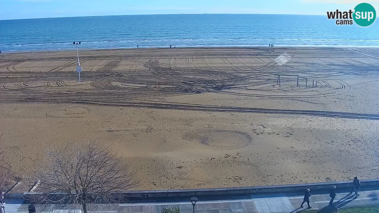 Webcam en direct plage de Bibione – vue depuis Ashanti ApartHotel