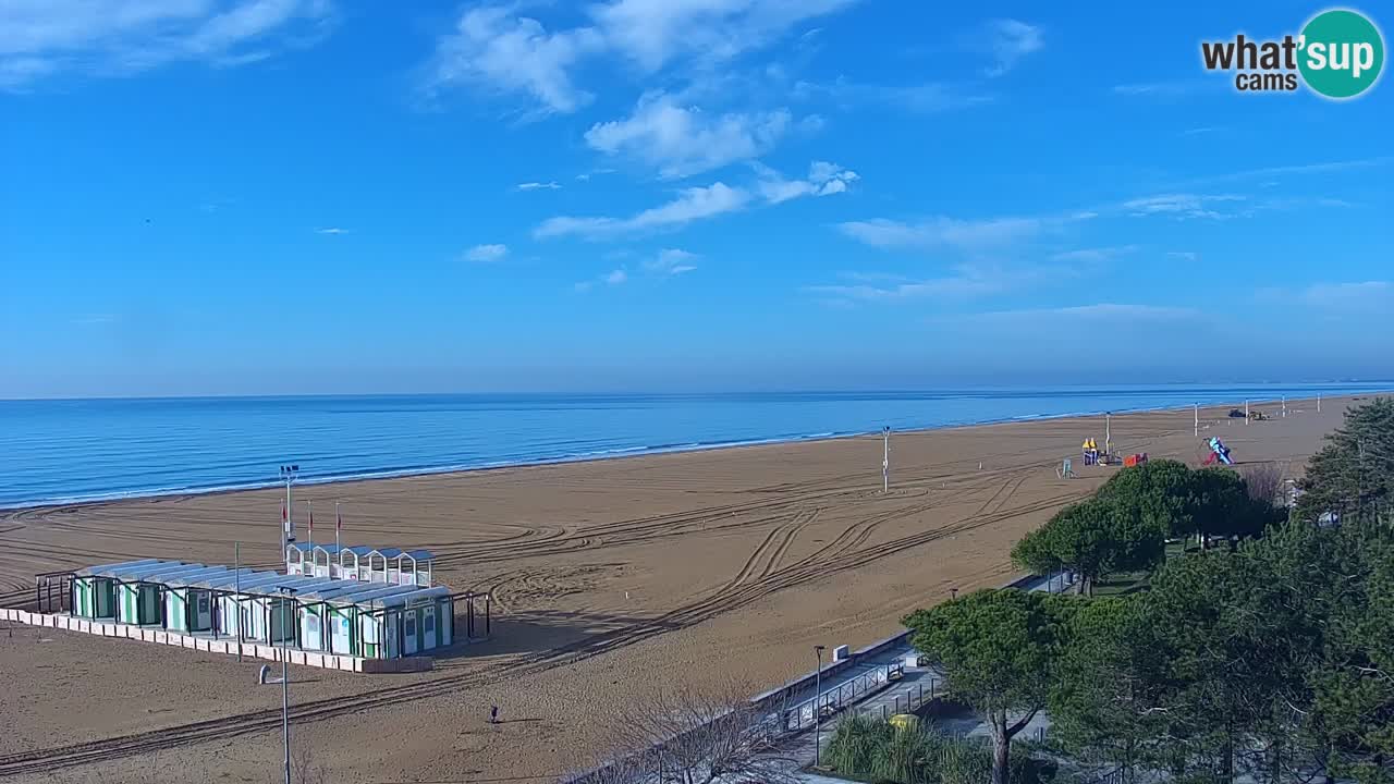 Web kamera Bibione plaža – pogled sa Ashanti ApartHotela