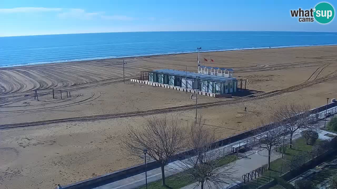 Web kamera Bibione plaža – pogled sa Ashanti ApartHotela