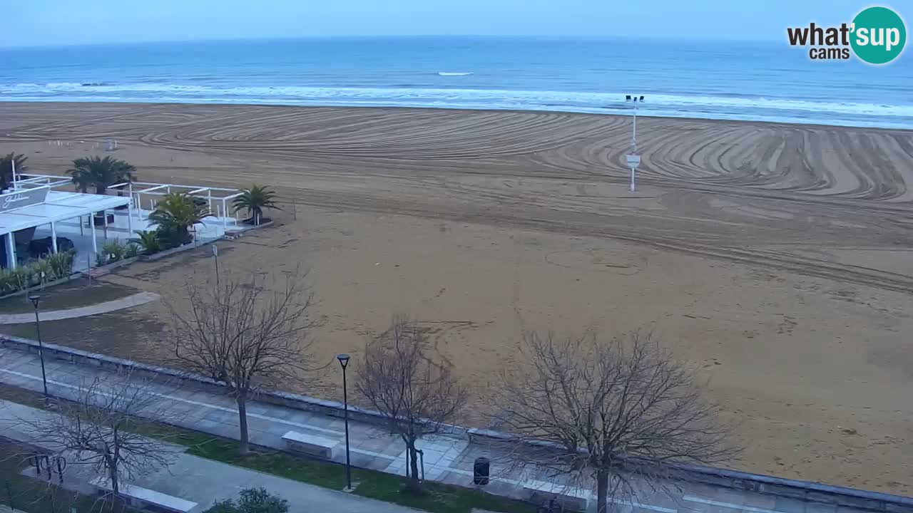 Webcam en direct plage de Bibione – vue depuis Ashanti ApartHotel
