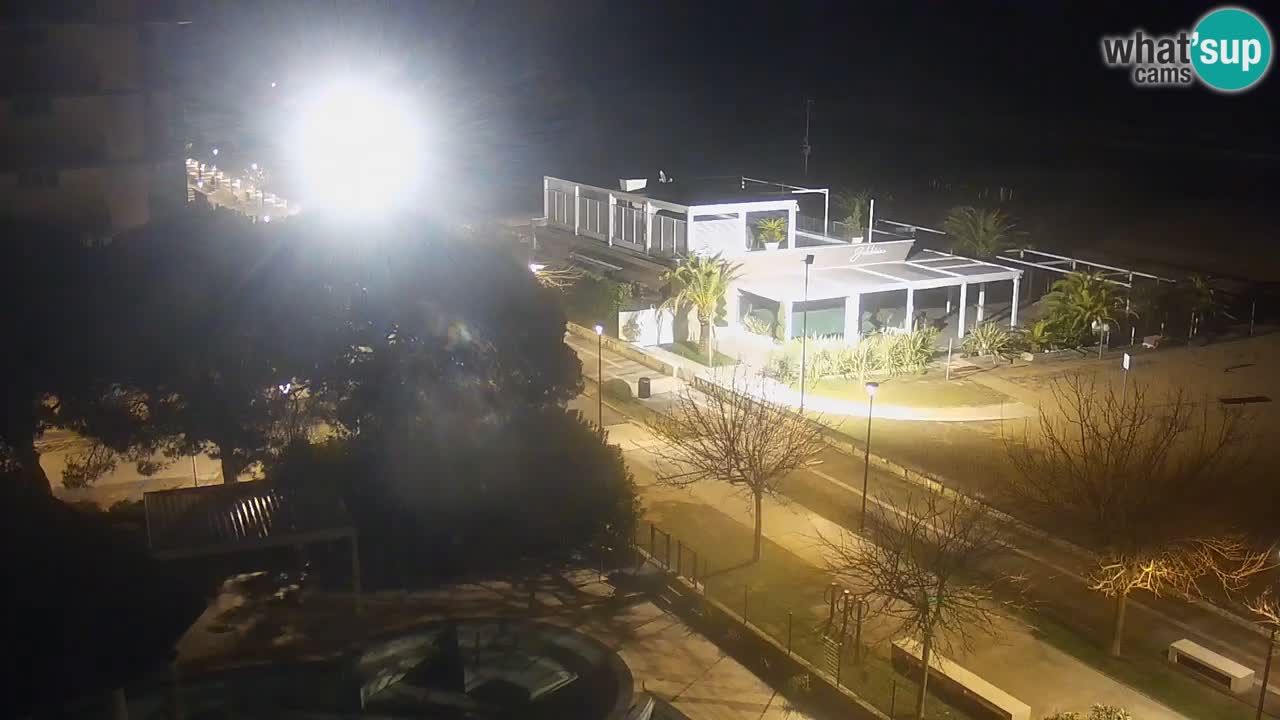 Webcam en vivo playa Bibione – vista desde Ashanti ApartHotel