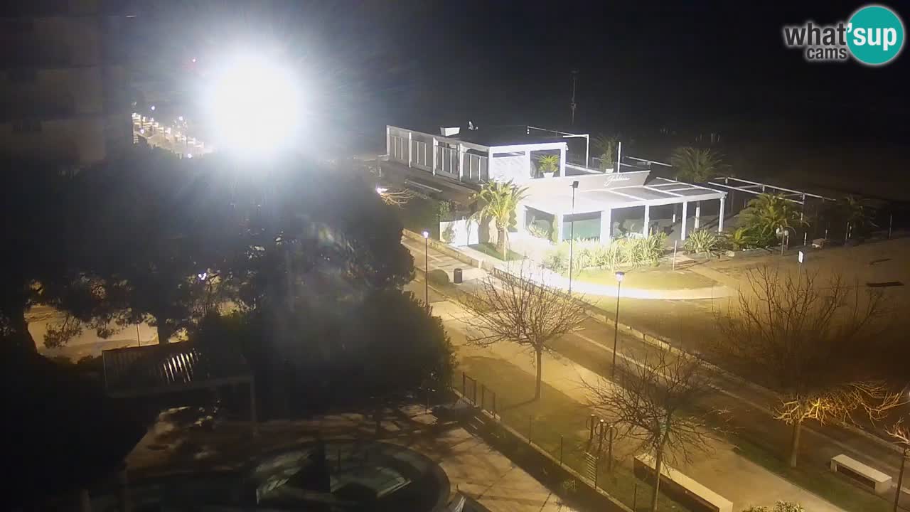 Webcam en vivo playa Bibione – vista desde Ashanti ApartHotel