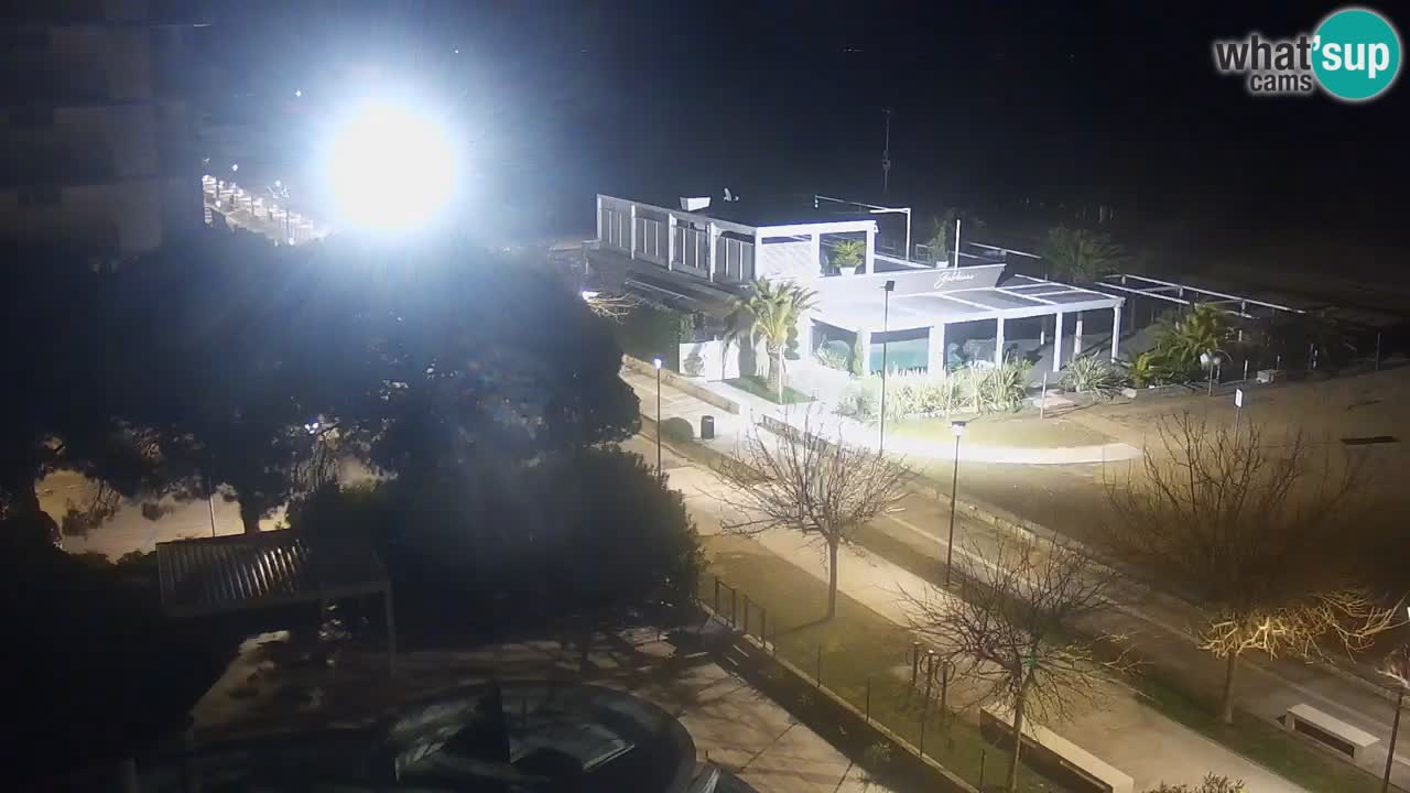 Web kamera Bibione plaža – pogled sa Ashanti ApartHotela